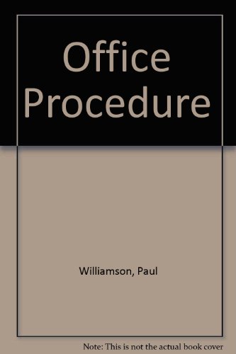 Office Procedure (9780721694856) by Paul Williamson