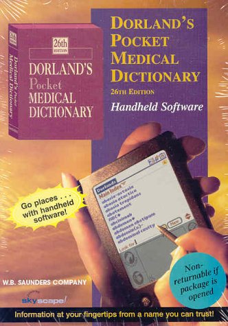 Dorland's Pocket Medical Dictionary: Handheld Software (9780721697284) by Dorland