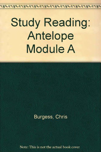 Study Reading: Antelope (Study Reading) (9780721705040) by Chris Burgess