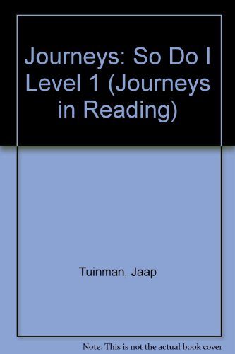 Journeys in Reading: Level One: So Do I (Journeys in Reading) (9780721705231) by Hind, Dolores; Mets, Marilyn; McKenzie, Moira