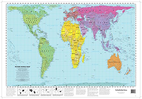 9780721709338: Peters World Map - Laminated (53 x 77cm)
