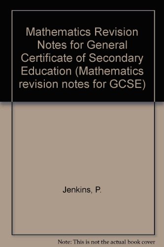 Immagine dell'editore per Mathematics Revision Notes for GCSE (Mathematics Revision Notes for GCSE) venduto da Phatpocket Limited