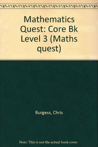 Stock image for Maths Quest: Core Book: Level Three (Maths Quest) for sale by Phatpocket Limited