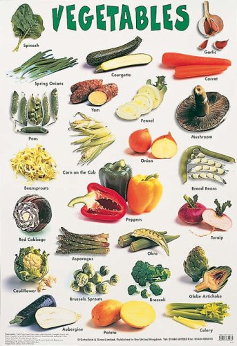 9780721755243: Vegetables (Laminated posters)