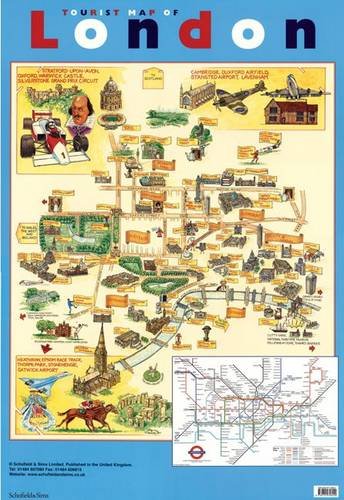 9780721756240: Tourist Map of London (Laminated Poster)