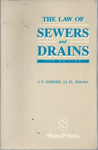 Beispielbild fr The Law of Sewers and Drains zum Verkauf von WorldofBooks