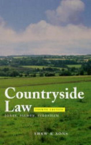 Countryside Law (9780721910635) by Brian W. Jones; Angela Sydenham; Julian Palmer