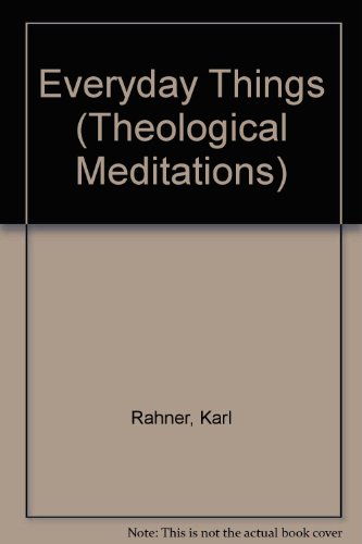 9780722000519: Everyday Things (Theological Meditations S.)