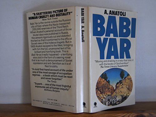 Stock image for Babi Yar for sale by WorldofBooks