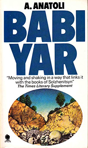 Beispielbild fr Babi Yar: A document in the form of a novel zum Verkauf von WorldofBooks