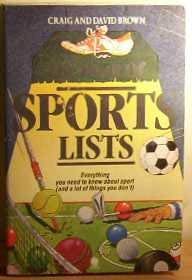 The Book of Sports Lists (9780722119358) by Brown, Craig; Brown, David