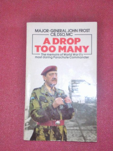 A Drop Too Many (9780722136904) by Frost, John