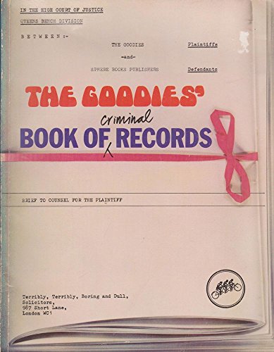 Stock image for Book of Criminal Records. By the Goodies. LONDON : 1976. **SIGNED BY THE AUTHORS** for sale by Rosley Books est. 2000