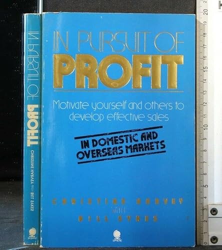 Stock image for In Pursuit of Profit for sale by Kennys Bookstore