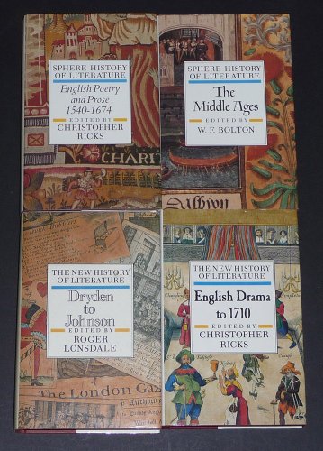 Stock image for Sphere History of Literature: The Middle Ages v. 1 for sale by AwesomeBooks