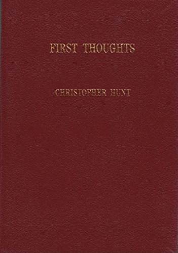 9780722311592: First Thoughts