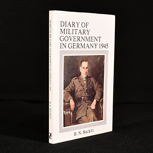 Imagen de archivo de Diary of Military Government in Germany, 1945 a la venta por Better World Books Ltd