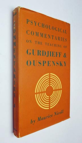 Beispielbild fr PSYCHOLOGICAL COMMENTARIES ON THE TEACHING OF GURDJIEFF AND OUSPENSKY, VOL 4 zum Verkauf von Blindpig Books