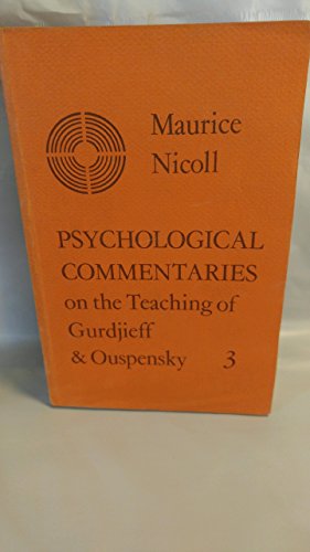 Beispielbild fr Psychological Commentaries on the Teaching of Gurdjieff & Ouspensky, Vol. 1 zum Verkauf von HPB-Ruby