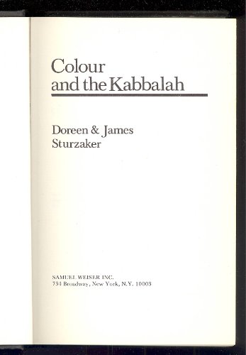 Beispielbild fr Colour and the Kaballah zum Verkauf von ThriftBooks-Atlanta