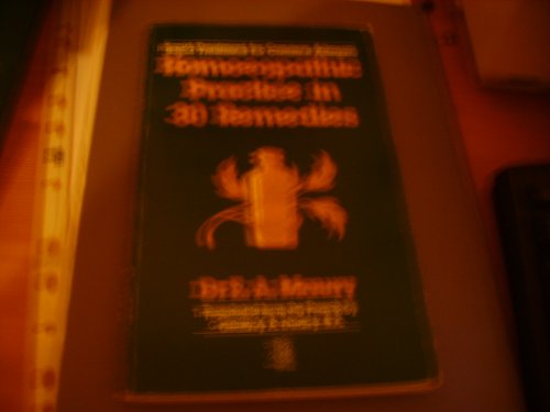 Beispielbild fr Homoeopathic Practice in 30 Remedies zum Verkauf von WorldofBooks