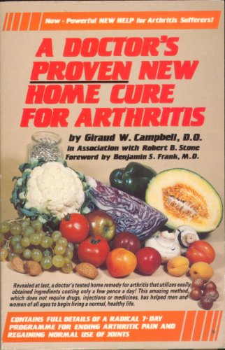 Imagen de archivo de Doctor's Proven New Home Cure for Arthritis a la venta por AwesomeBooks