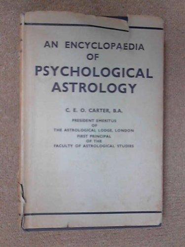 Imagen de archivo de An Encyclopaedia of Psychological Astrology a la venta por HPB-Ruby