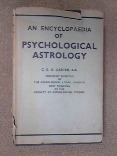 9780722901502: Encyclopaedia of Psychological Astrology