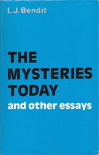 Beispielbild fr The mysteries today, and other essays zum Verkauf von Books From California