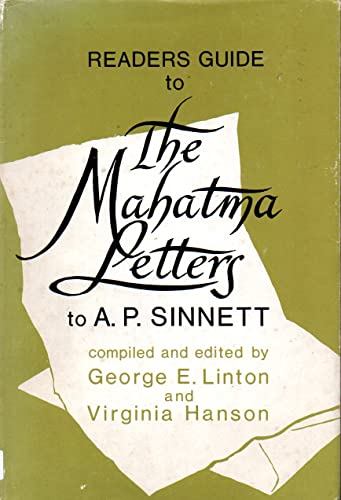 Stock image for Readers Guide to The Mahatma Letters to A.P. Sinnett for sale by Alplaus Books
