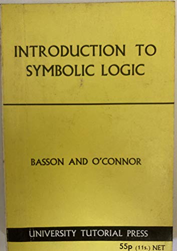 Stock image for Introduction to Symbolic Logic for sale by Hay-on-Wye Booksellers