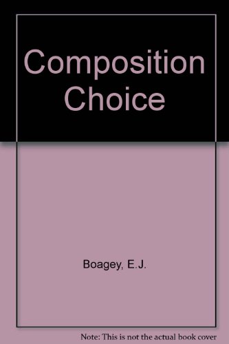 Imagen de archivo de Composition Choice a la venta por Phatpocket Limited