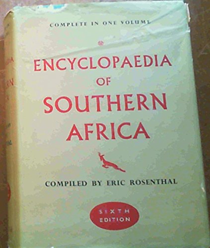 Beispielbild fr Encyclopaedia of Southern Africa zum Verkauf von Versandantiquariat Felix Mcke