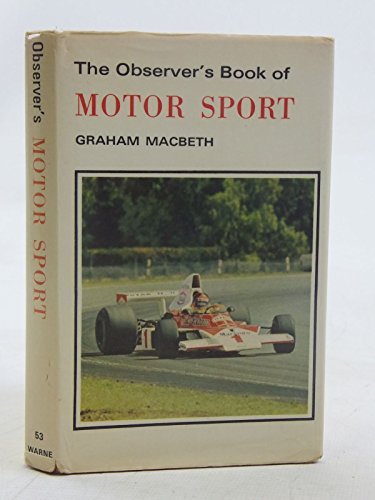 Beispielbild fr Observer's Book of Motor Sport (Observer's Pocket S.) zum Verkauf von WorldofBooks