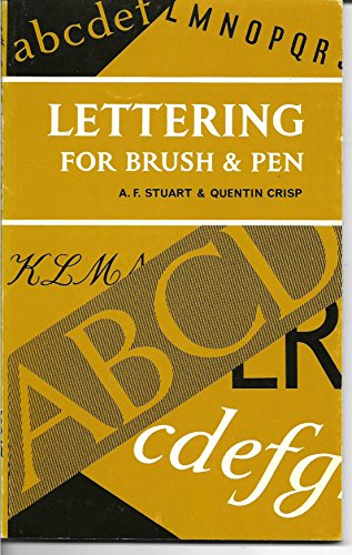 Imagen de archivo de Lettering For Brush And PEN a la venta por Goldstone Books