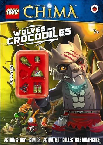 Imagen de archivo de LEGO Legends of Chima: Wolves and Crocodiles Activity Book with Minifigure a la venta por WorldofBooks