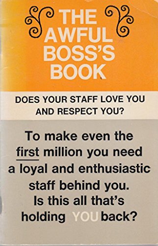Beispielbild fr Awful Boss's Book zum Verkauf von Wonder Book
