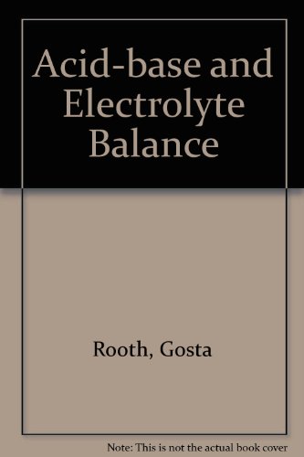 Beispielbild fr Acid-Base and Electrolyte Balance zum Verkauf von Anybook.com