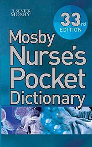 Stock image for Mosby Nurse's Pocket Dictionary for sale by GF Books, Inc.