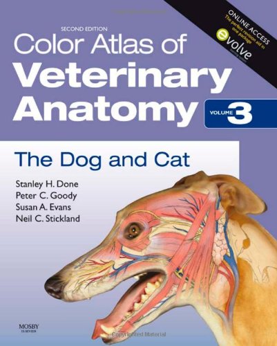 9780723434153: Color Atlas of Veterinary Anatomy, Volume 3, The Dog and Cat, 2e