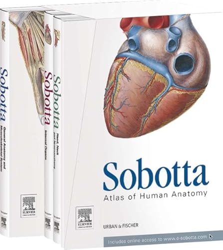 Sobotta Atlas of Human Anatomy, Package, 15th ed., English/Latin: mMusculoskeletal system, internal organs, head, neck, neuroanatomy - with online access to e-sobotta.com (9780723437314) by Paulsen, Friedrich; Waschke, Jens