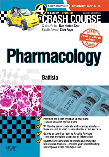 9780723438519: Crash Course: Pharmacology Updated Print + eBook edition