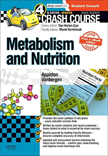 9780723438533: Crash Course: Metabolism and Nutrition: Updated Print + eBook edition, 4th Edition