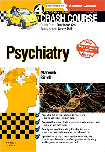 9780723438632: Crash Course Psychiatry Updated Print + E-Book Edition, 4th Edition