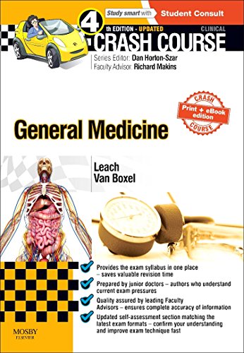 9780723438649: Crash Course General Medicine Updated Print + eBook edition, 4e
