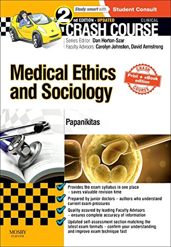 Stock image for Crash Course Medical Ethics and Sociology Updated Print + EBook Edition for sale by Better World Books Ltd