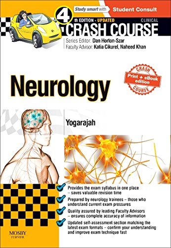 9780723438663: Crash Course Neurology Updated Print + eBook edition, 4th Edition
