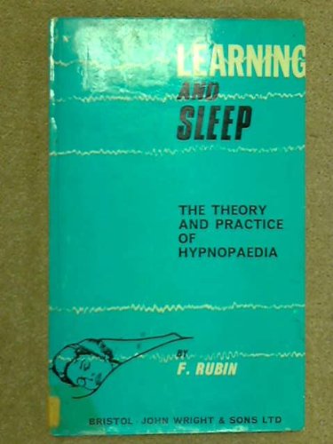 Stock image for Learning and Sleep: Theory and Practice of Hypnopaedia for sale by Goldstone Books