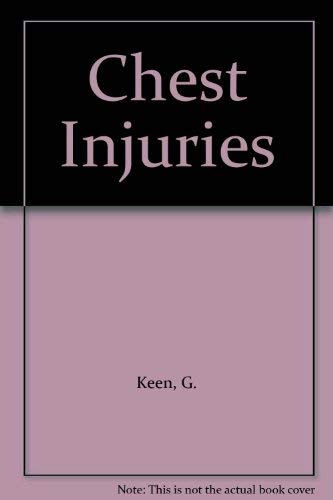 Beispielbild fr Chest Injuries zum Verkauf von Anybook.com