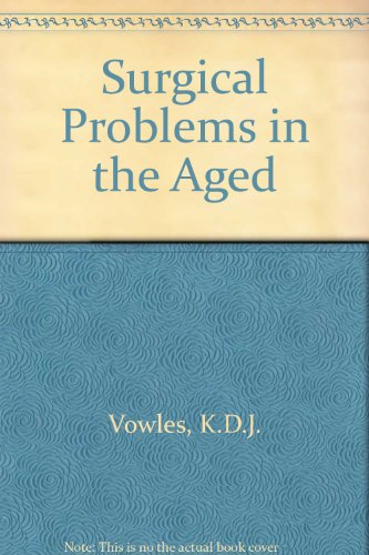 Imagen de archivo de Surgical Problems in the Aged a la venta por Mispah books